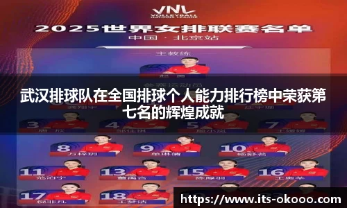 武汉排球队在全国排球个人能力排行榜中荣获第七名的辉煌成就